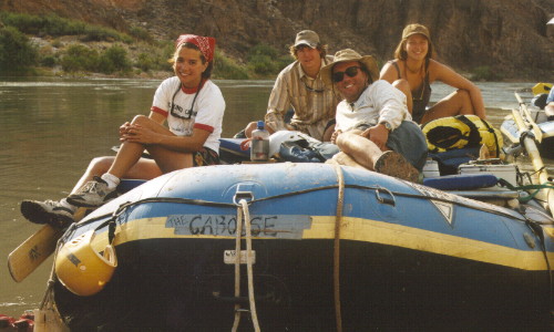 The Caboose raft crew