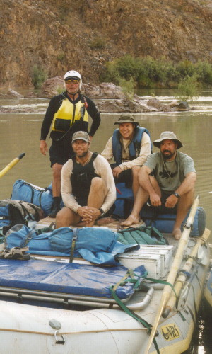 The Gray Ghost raft crew